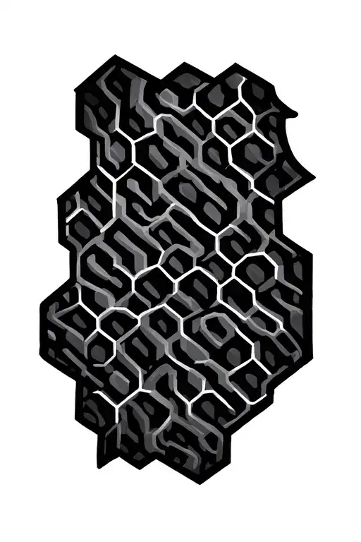 Honeycomb Pattern Outline