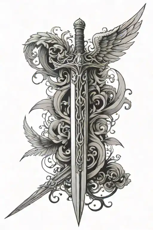 A Thin Sword With One Side Wing