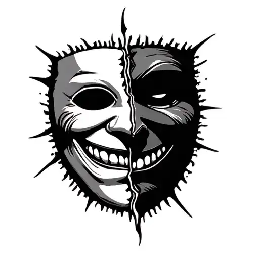 Smile Now Cry Later Ripping Off Mask