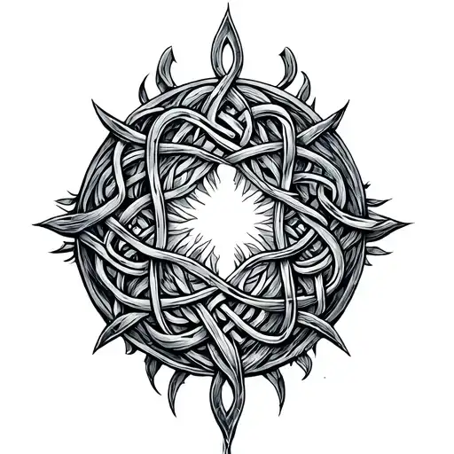 Yggdrasil Celtic Knot Vegvisir