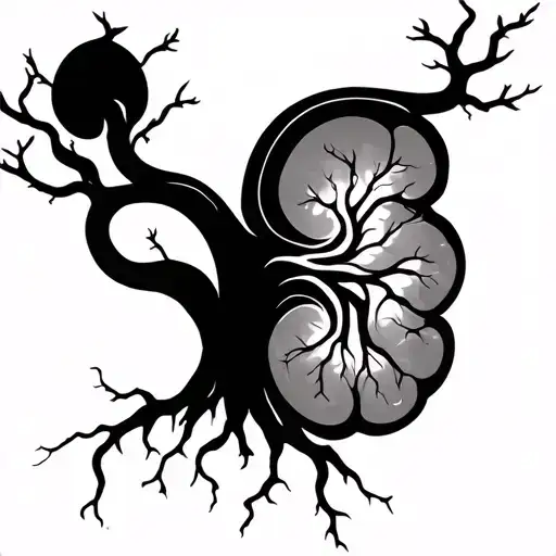 Kidney The Tree Of Life Tree Growing Up From