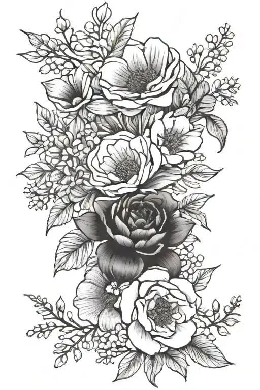 Birth Flower Bouquet