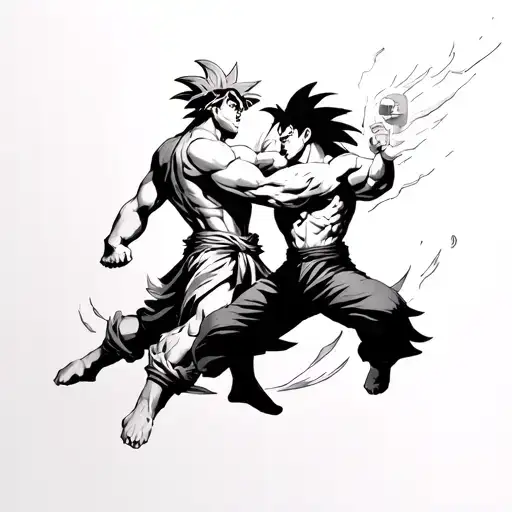Zeus Fighting With Goku