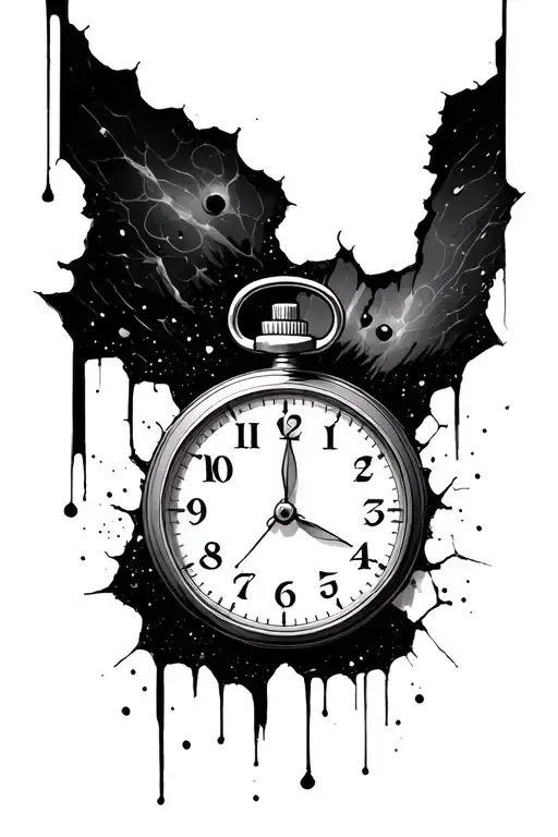 Stop Watch Torn Apart