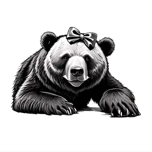 Bear With A Hairbow