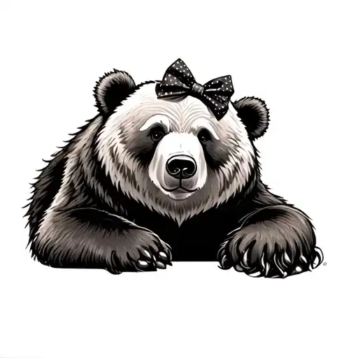 Bear With A Hairbow