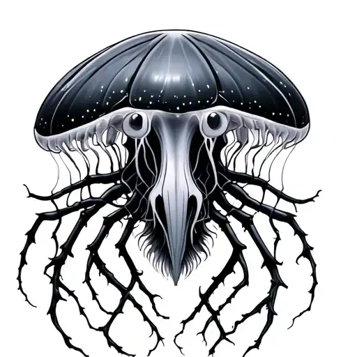 Creepy Alient Insectoid Jellyfish