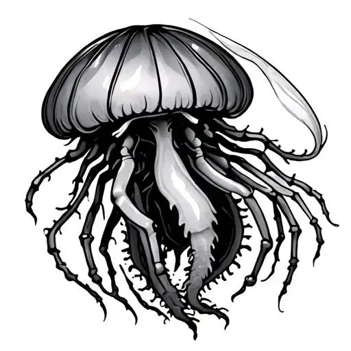 Creepy Insectoid Jellyfish Stinger