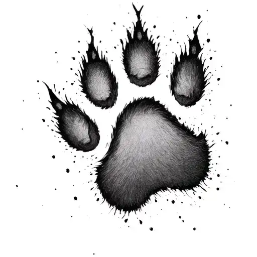 Turn A Puppy Paw Print Into A Lion Paw Print