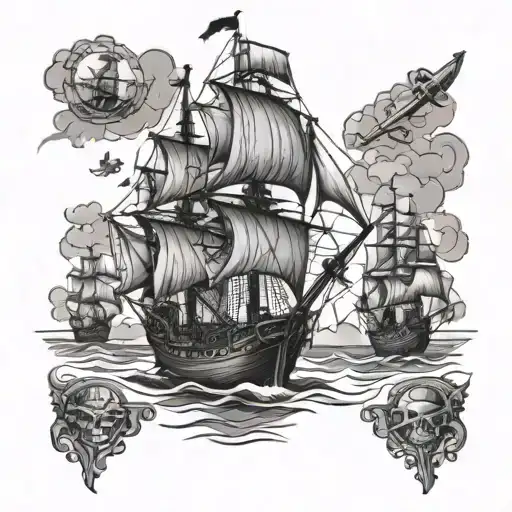 Pirate Ships Of South America