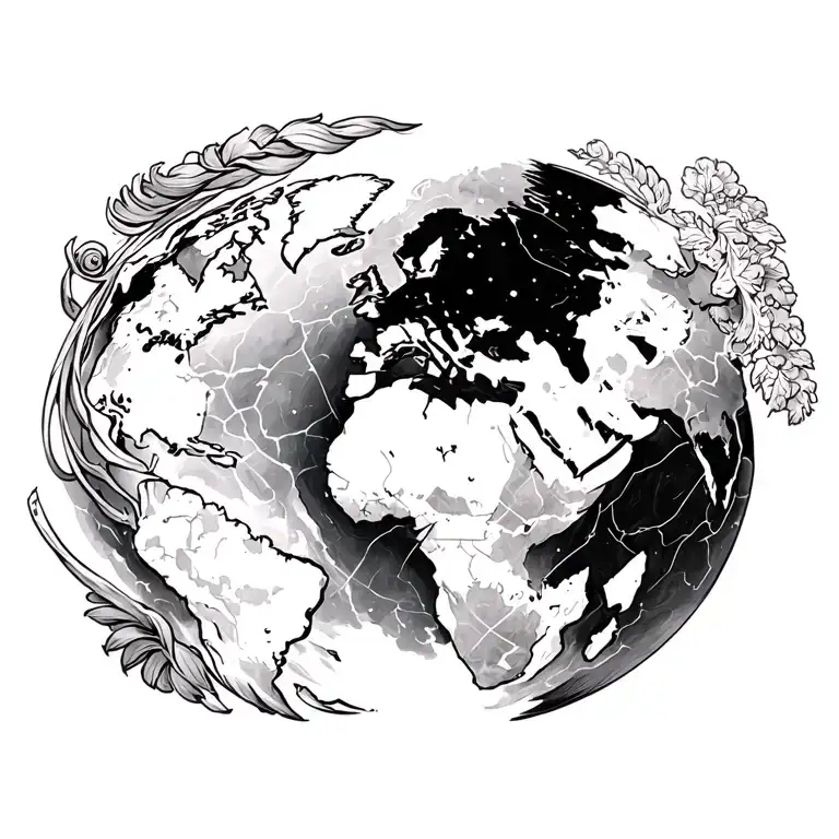 Atlas With The World On His Shoulder