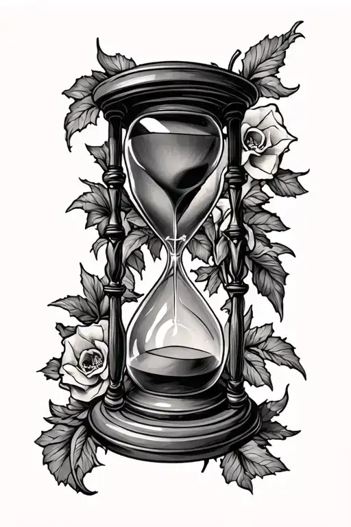 Hourglass Grim Reaper Memento Mori Memento Vivere