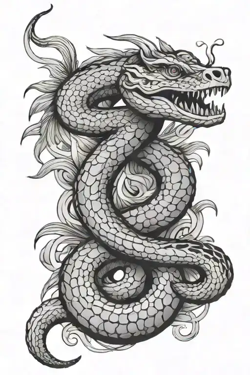 Armoured Snake Half Sleeve