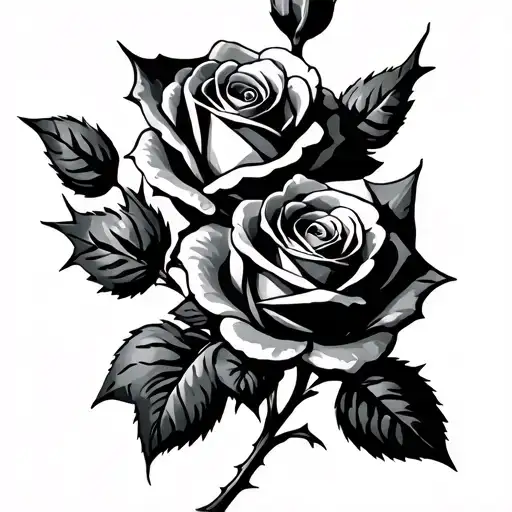 Roses With Thorns Wrapped