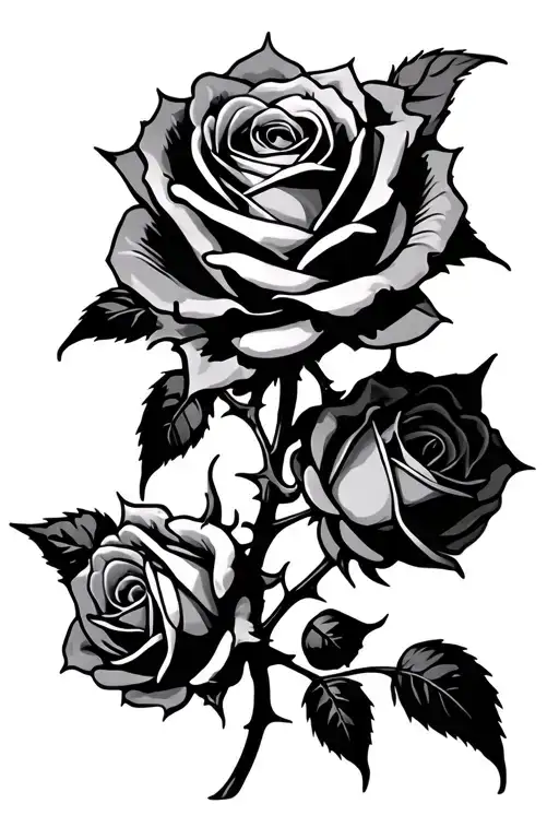 Roses With Thorns Wrapped