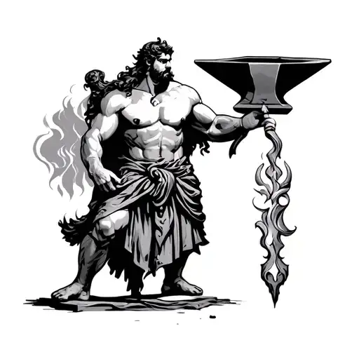 Hephaestus With Anvil