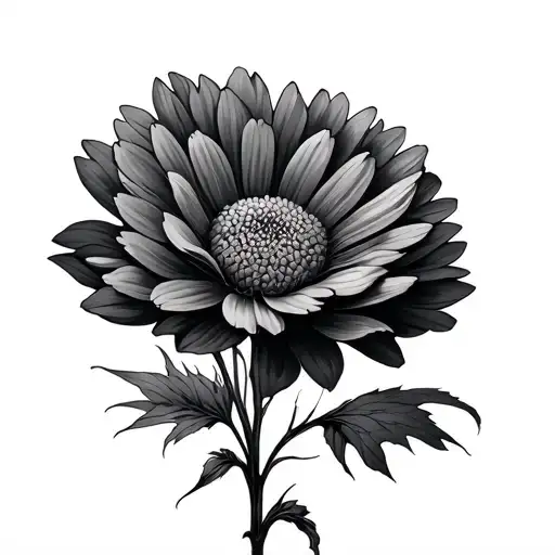 Cosmos And Chrysanthemum