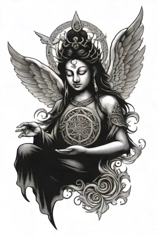 In Utero Angel Nirvana Symbol Buddhism