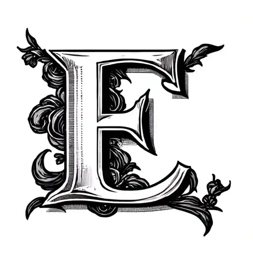 Letter E