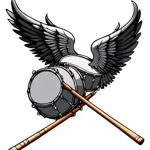 Drum Sticks With Wings