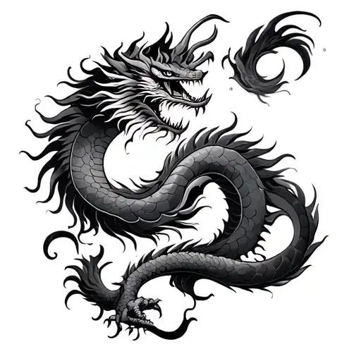 Japanese Dragon Involving