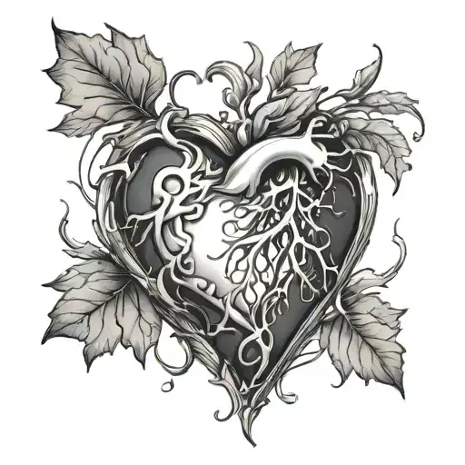 Heart That Is Transforming To Snow