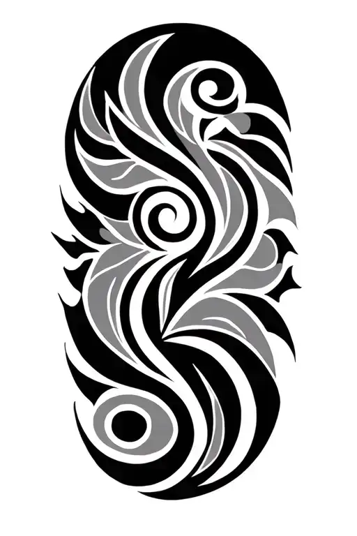 Maori Patterns Symbolizing