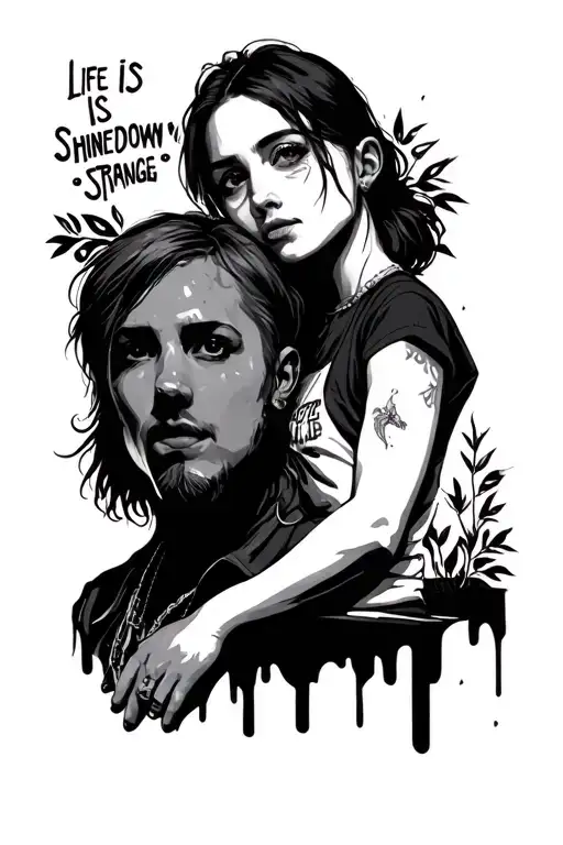 Shinedown And Life Is Strange Cartoon Design