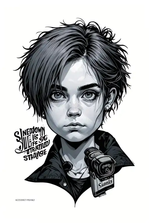 Shinedown And Life Is Strange Cartoon Design No People And Small