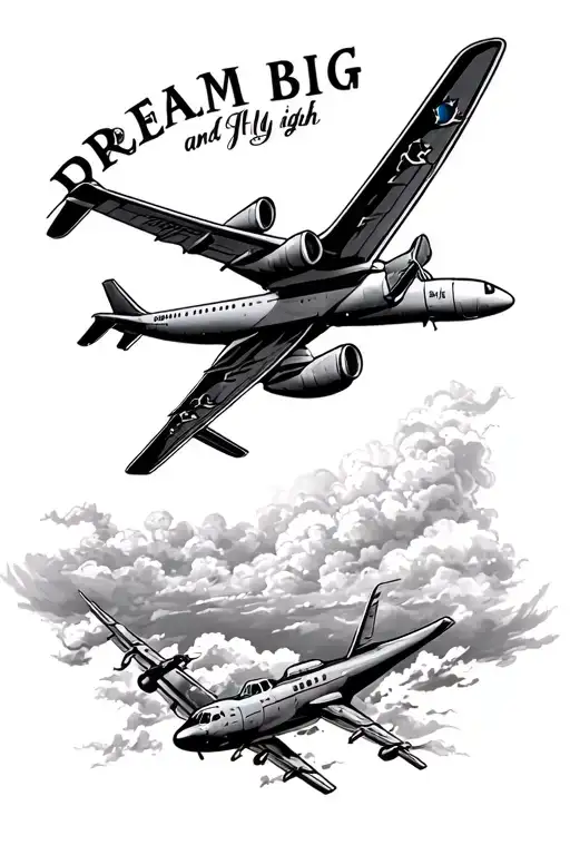 Dream Big And Fly High With A Airplane