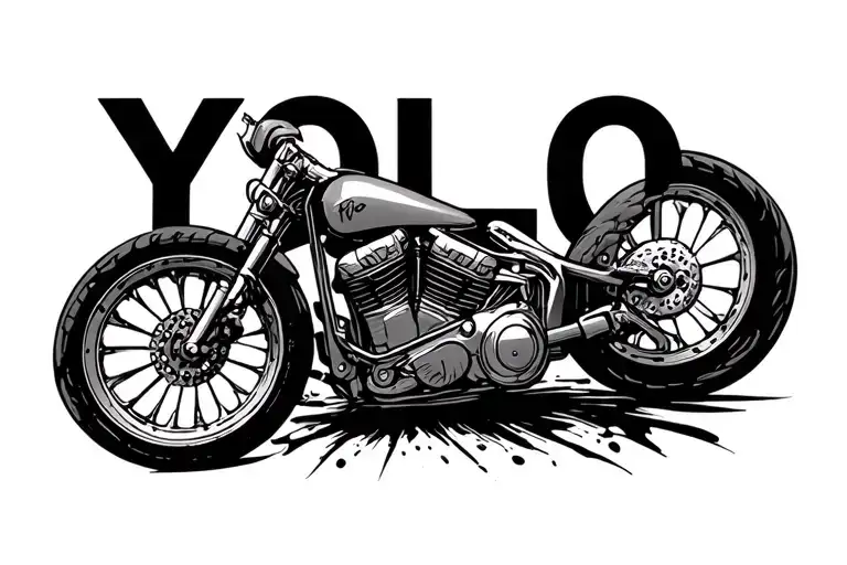 Yolo In Motor Bike Wheel