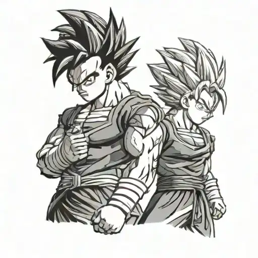 Vegeta And Trunks