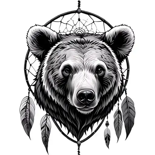Bear Dream Catcher