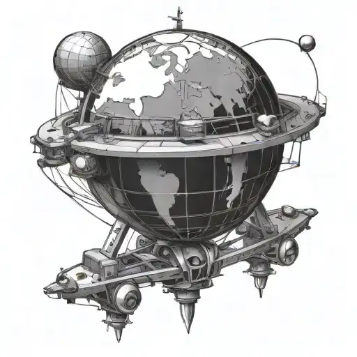 Spaceship On Earth Globe