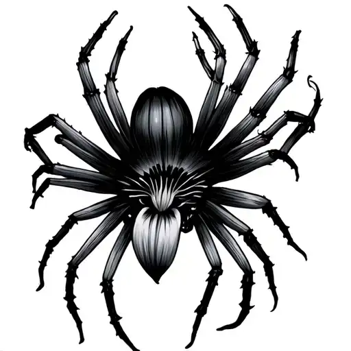 Black Widow Spider Lily