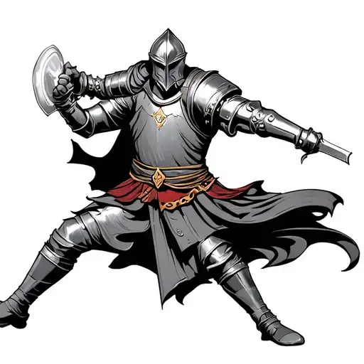 Norman Knight Fighting