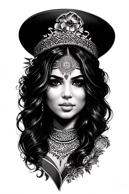 Chicano Girl Looking