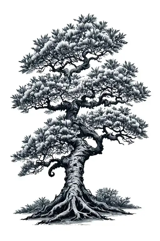 Acacia Tree Getting The Top Hit By Lighting