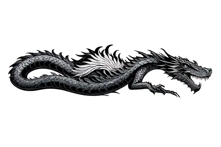 Long Serpentine Dragon