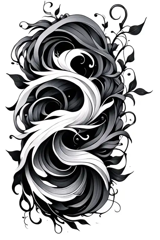 Waves And Vines Growing