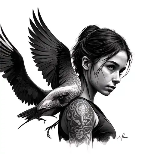 Katniss Everdeen With Mockingjay