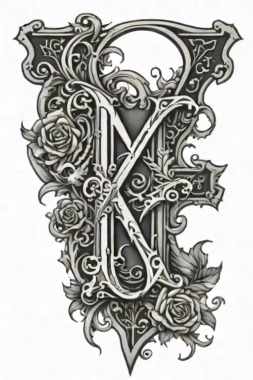 Gothic Letter N
