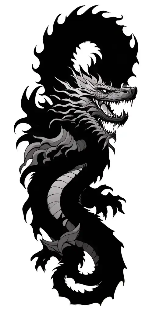 Samuria And A Dragon Wrapping