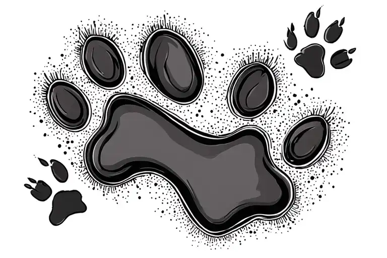 Dog Paw Print