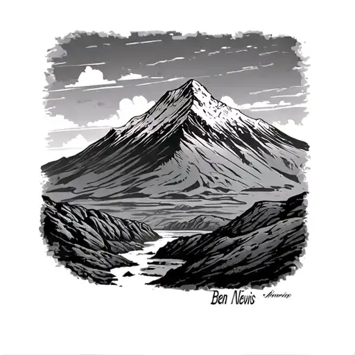 Ben Nevis Munro Scotland Skyline