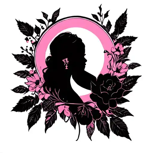 Pink Silhouette