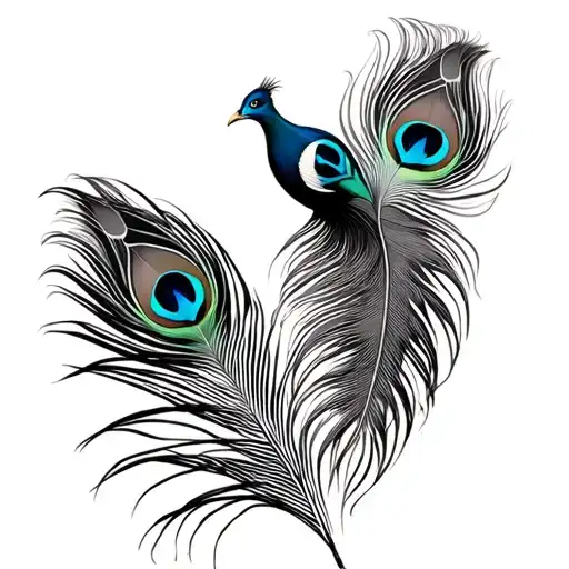 Sam & Sri With Peacock Feather