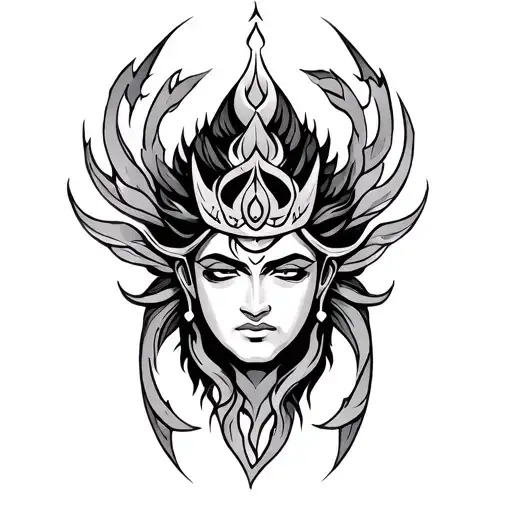 Forearm Band Tattoo Related To Krishn