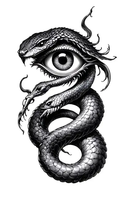 Serpent Evil Eye Inside