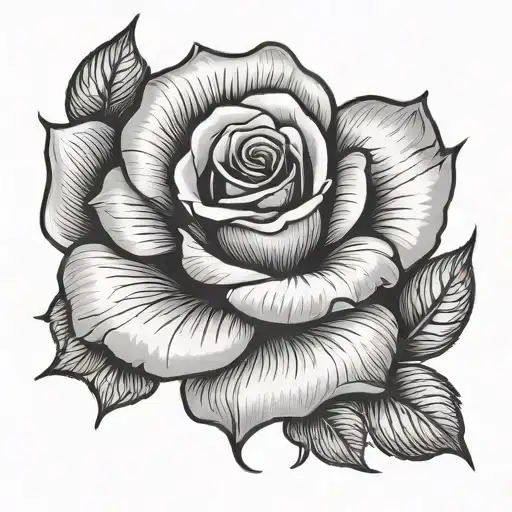 Rose With Letter U M M